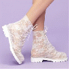 Lace Rain Boots